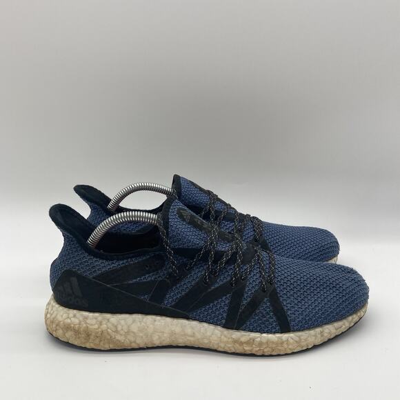 Mens Size 10 Adidas Speedfactory Tech Ink Navy Running Sneakers Shoes AM4NYC - Picture 1 of 9